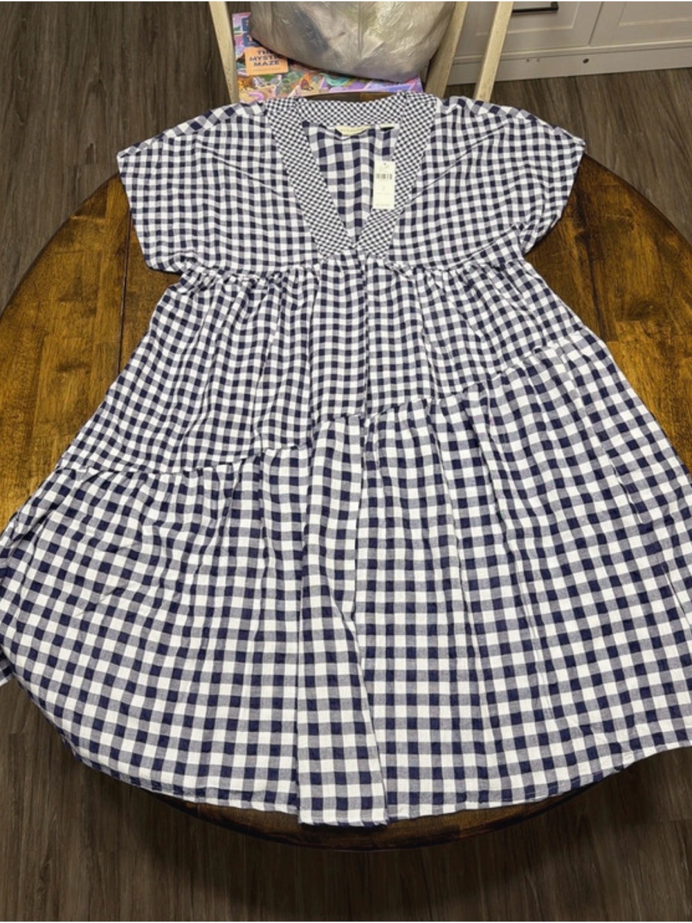 Women’s 11.1Tylho Anthropologie Plaid Dress NWT